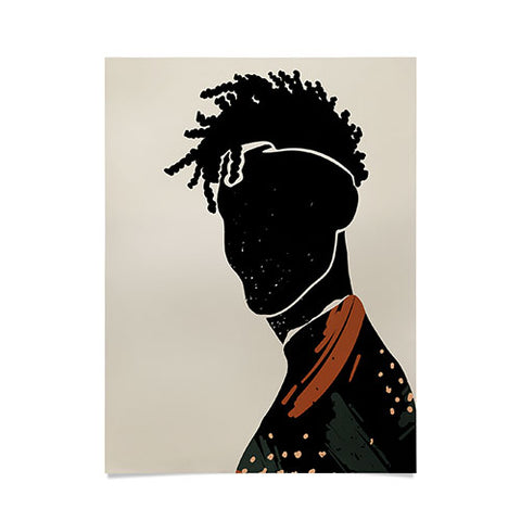 Domonique Brown Black Hair No 2 Poster