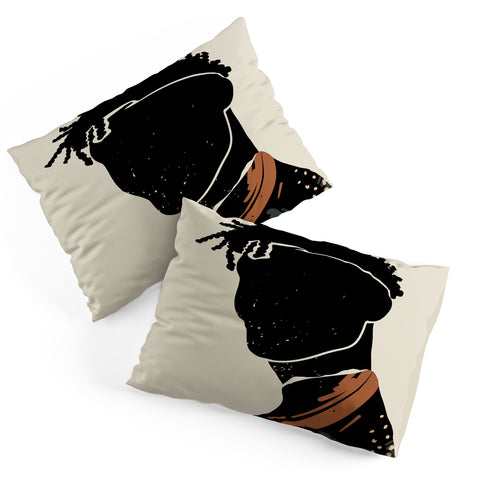 Domonique Brown Black Hair No 2 Pillow Shams