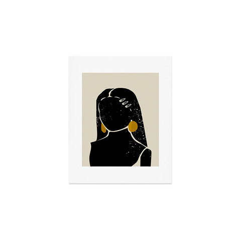 Domonique Brown Black Hair No 3 Art Print