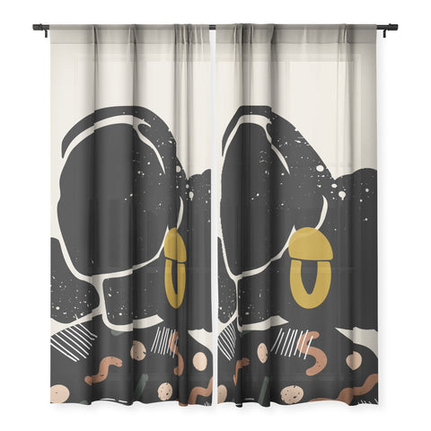 Domonique Brown Black Hair No 4 Sheer Non Repeat