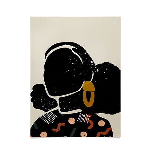 Domonique Brown Black Hair No 4 Poster