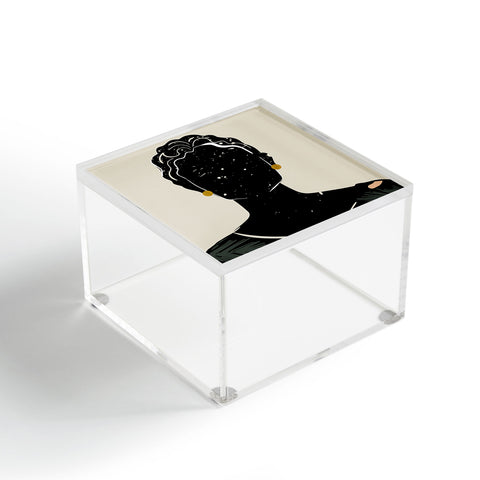 Domonique Brown Black Hair No 5 Acrylic Box