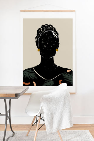 Domonique Brown Black Hair No 5 Art Print And Hanger