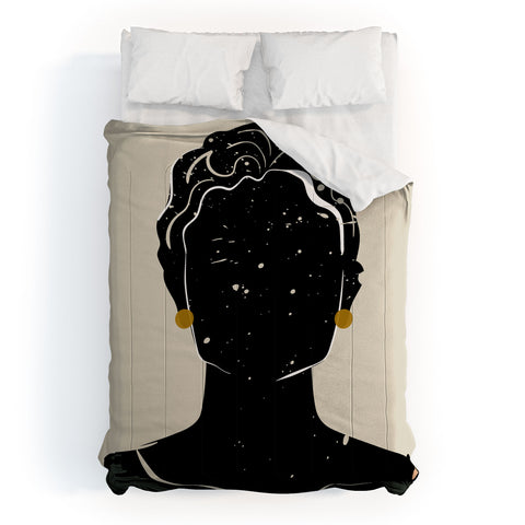 Domonique Brown Black Hair No 5 Comforter