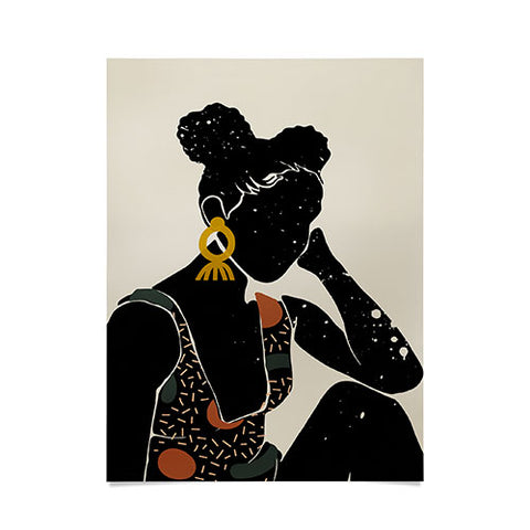 Domonique Brown Black Hair No 6 Poster