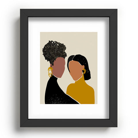 Domonique Brown Black Love No 1 Recessed Framing Rectangle