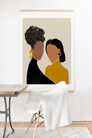 Domonique Brown Black Love No 1 Art Print And Hanger