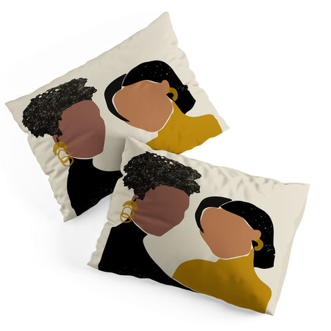 Domonique Brown Black Love No 1 Pillow Shams