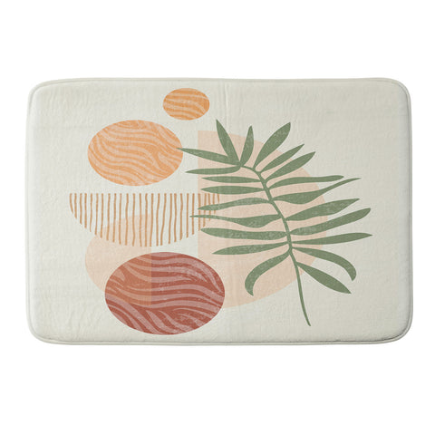 Domonique Brown Blurred Lines Memory Foam Bath Mat