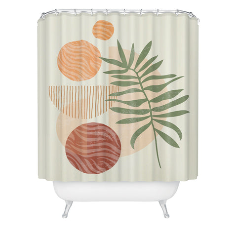 Domonique Brown Blurred Lines Shower Curtain