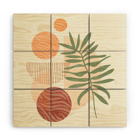 Domonique Brown Blurred Lines Wood Wall Mural