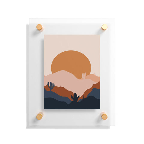 Domonique Brown Boring Summer I Floating Acrylic Print