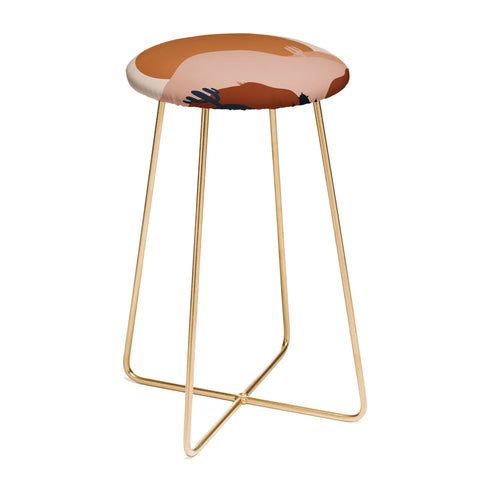 Domonique Brown Boring Summer I Counter Stool
