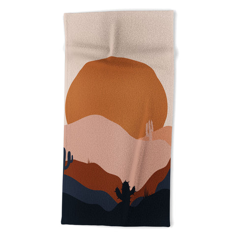 Domonique Brown Boring Summer I Beach Towel