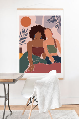 Domonique Brown Chill 2 Art Print And Hanger