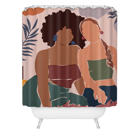 Domonique Brown Chill 2 Shower Curtain