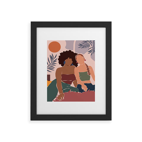 Domonique Brown Chill 2 Framed Art Print
