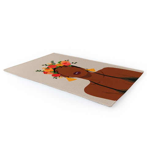 Domonique Brown Crown Area Rug