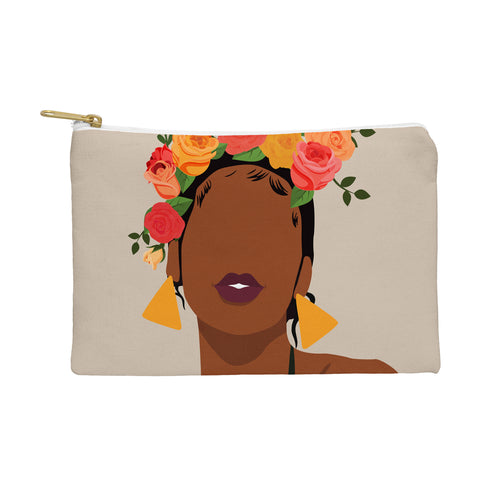 Domonique Brown Crown Pouch