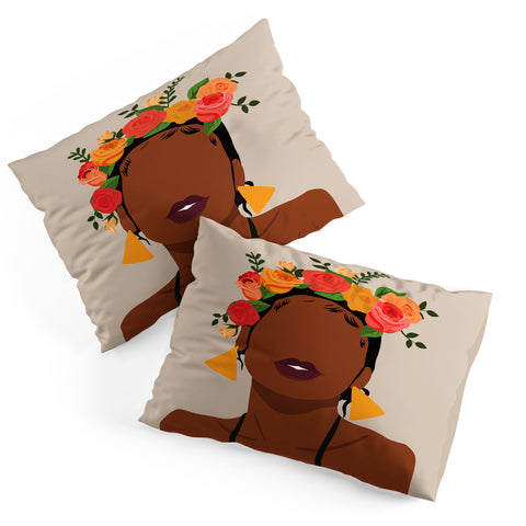 Domonique Brown Crown Pillow Shams