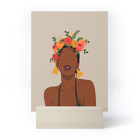 Domonique Brown Crown Mini Art Print