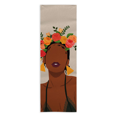 Domonique Brown Crown Yoga Towel