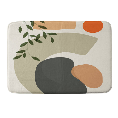 Domonique Brown Earth I Memory Foam Bath Mat