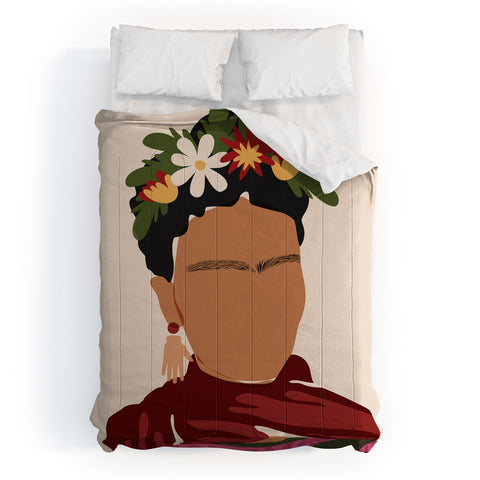 Domonique Brown Frida Kahlo I Comforter