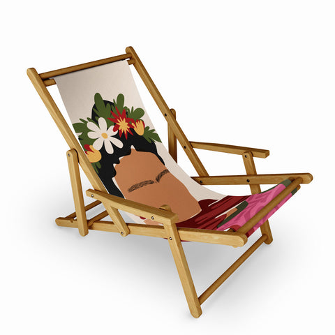 Domonique Brown Frida Kahlo I Sling Chair