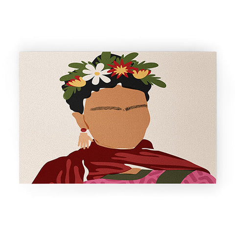 Domonique Brown Frida Kahlo I Welcome Mat