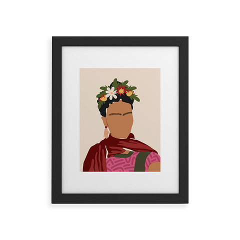 Domonique Brown Frida Kahlo I Framed Art Print
