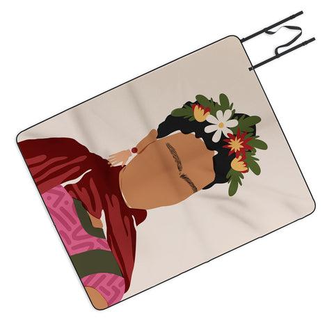 Domonique Brown Frida Kahlo I Picnic Blanket