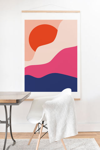 Domonique Brown Hello I Art Print And Hanger