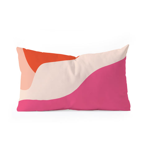 Domonique Brown Hello I Oblong Throw Pillow