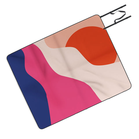 Domonique Brown Hello I Outdoor Blanket