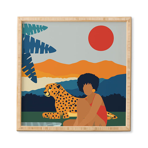 Domonique Brown Jungle Boogie I Framed Wall Art