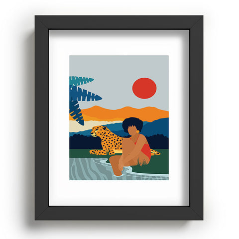 Domonique Brown Jungle Boogie I Recessed Framing Rectangle