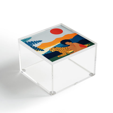 Domonique Brown Jungle Boogie I Acrylic Box