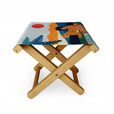 Domonique Brown Jungle Boogie I Folding Stool