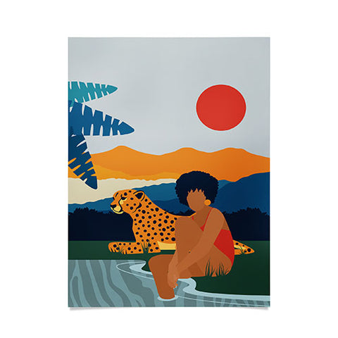 Domonique Brown Jungle Boogie I Poster