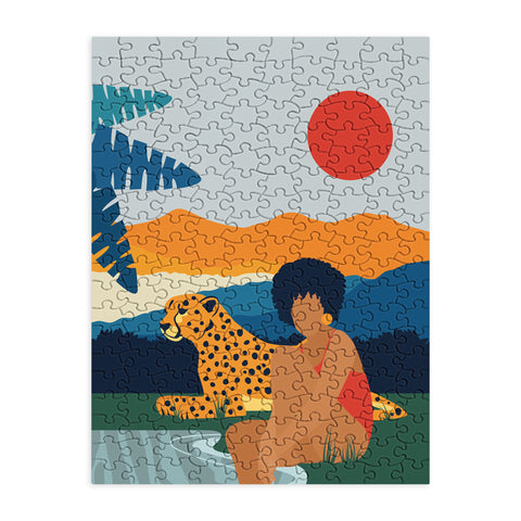 Domonique Brown Jungle Boogie I Puzzle