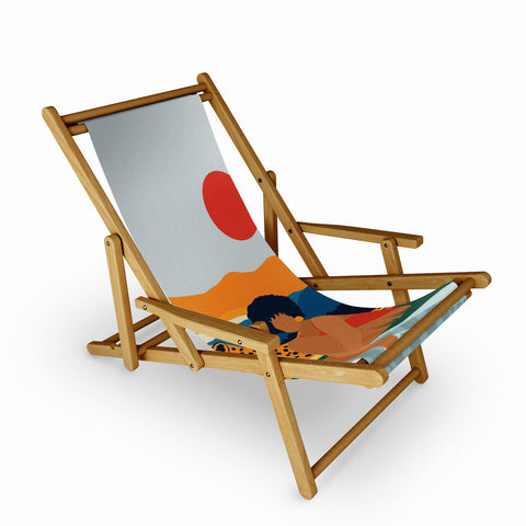 Domonique Brown Jungle Boogie I Sling Chair