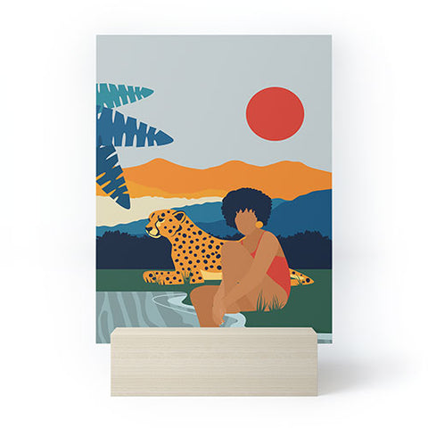 Domonique Brown Jungle Boogie I Mini Art Print