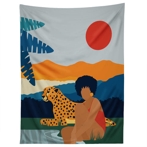 Domonique Brown Jungle Boogie I Tapestry