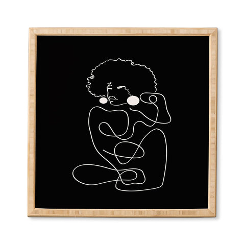 Domonique Brown Matisse Noir No 2 Framed Wall Art