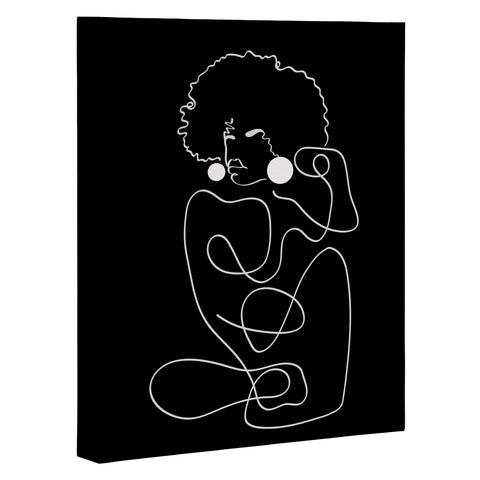 Domonique Brown Matisse Noir No 2 Art Canvas
