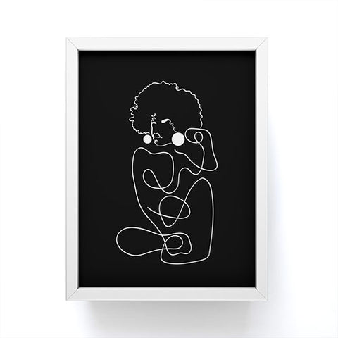 Domonique Brown Matisse Noir No 2 Framed Mini Art Print