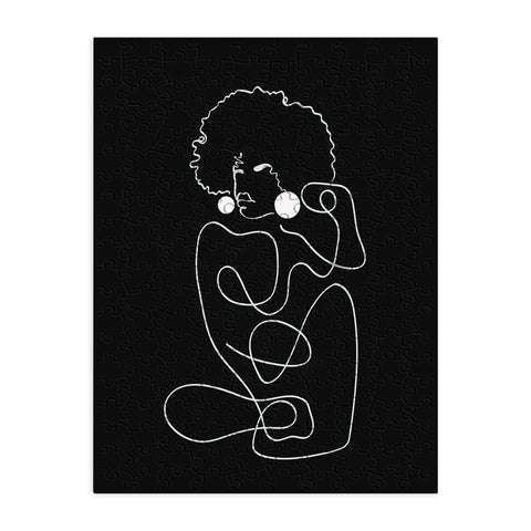 Domonique Brown Matisse Noir No 2 Puzzle