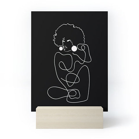 Domonique Brown Matisse Noir No 2 Mini Art Print