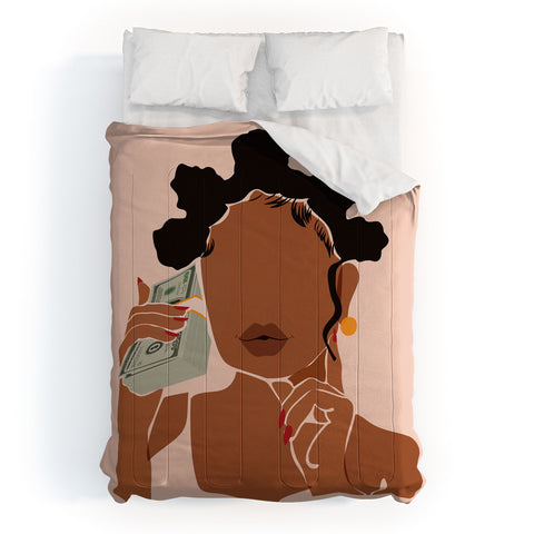 Domonique Brown Mo Money No Problems Comforter